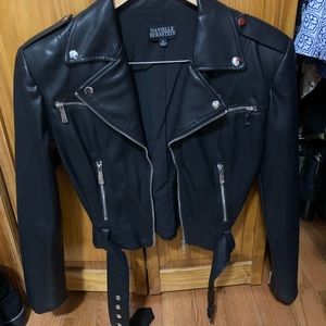 Danielle Bernstein
Faux-Leather Moto Jacket, Created for Macy's